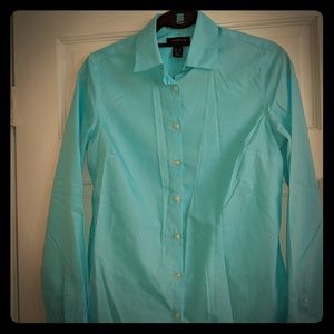 Lands End button up shirt